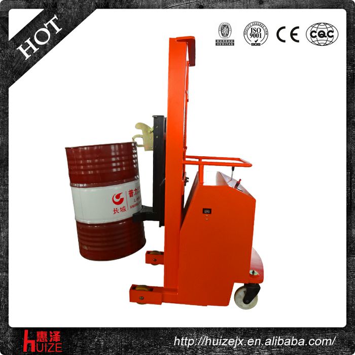 半電動配重油桶車（無底腿，只堆垛，不翻轉）