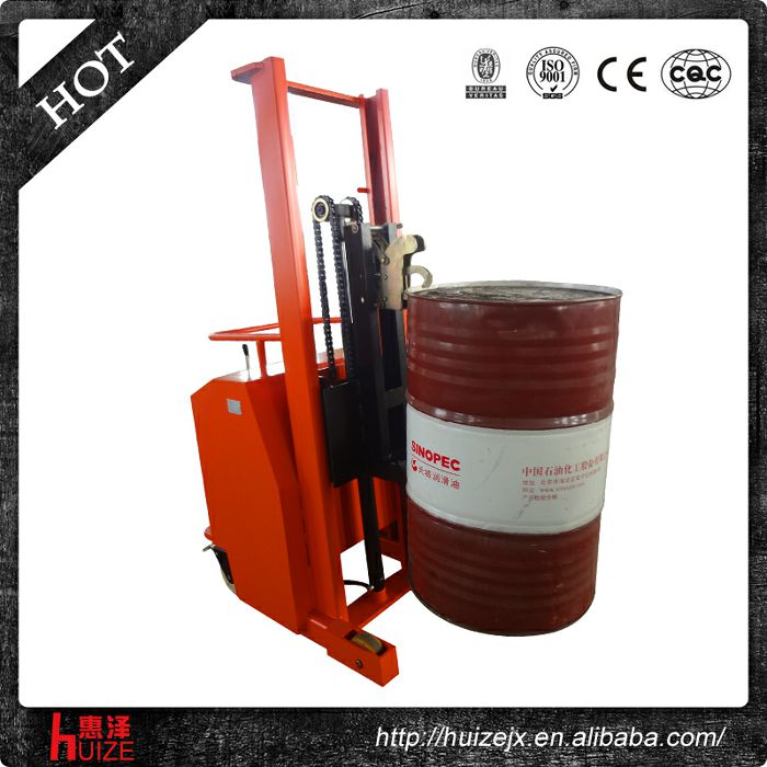 半電動(dòng)配重油桶車（無(wú)底腿,只堆垛，不翻轉(zhuǎn)）